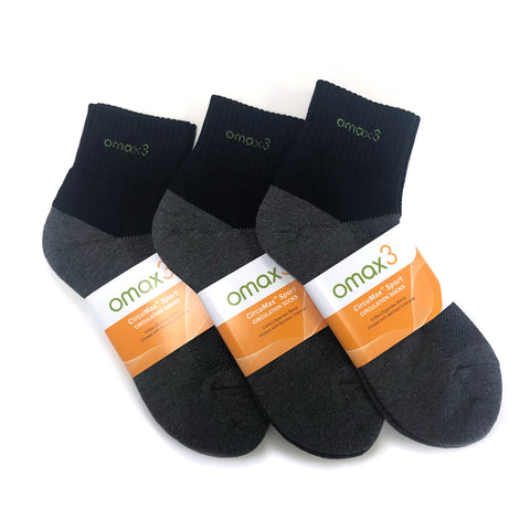 Omax® CircuMax Sport Socks 3 Pack - Omax Health