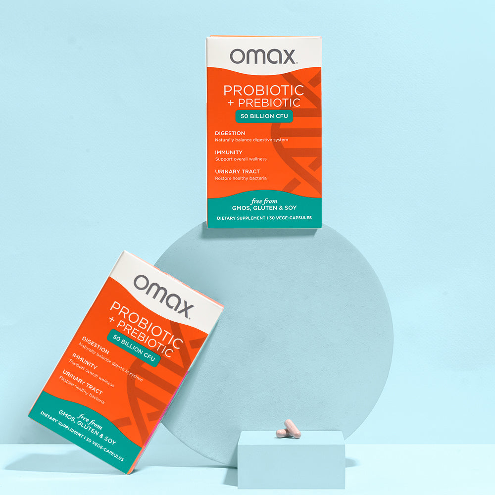 Omax® Triple Action Probiotic + Prebiotic - Omax Health
