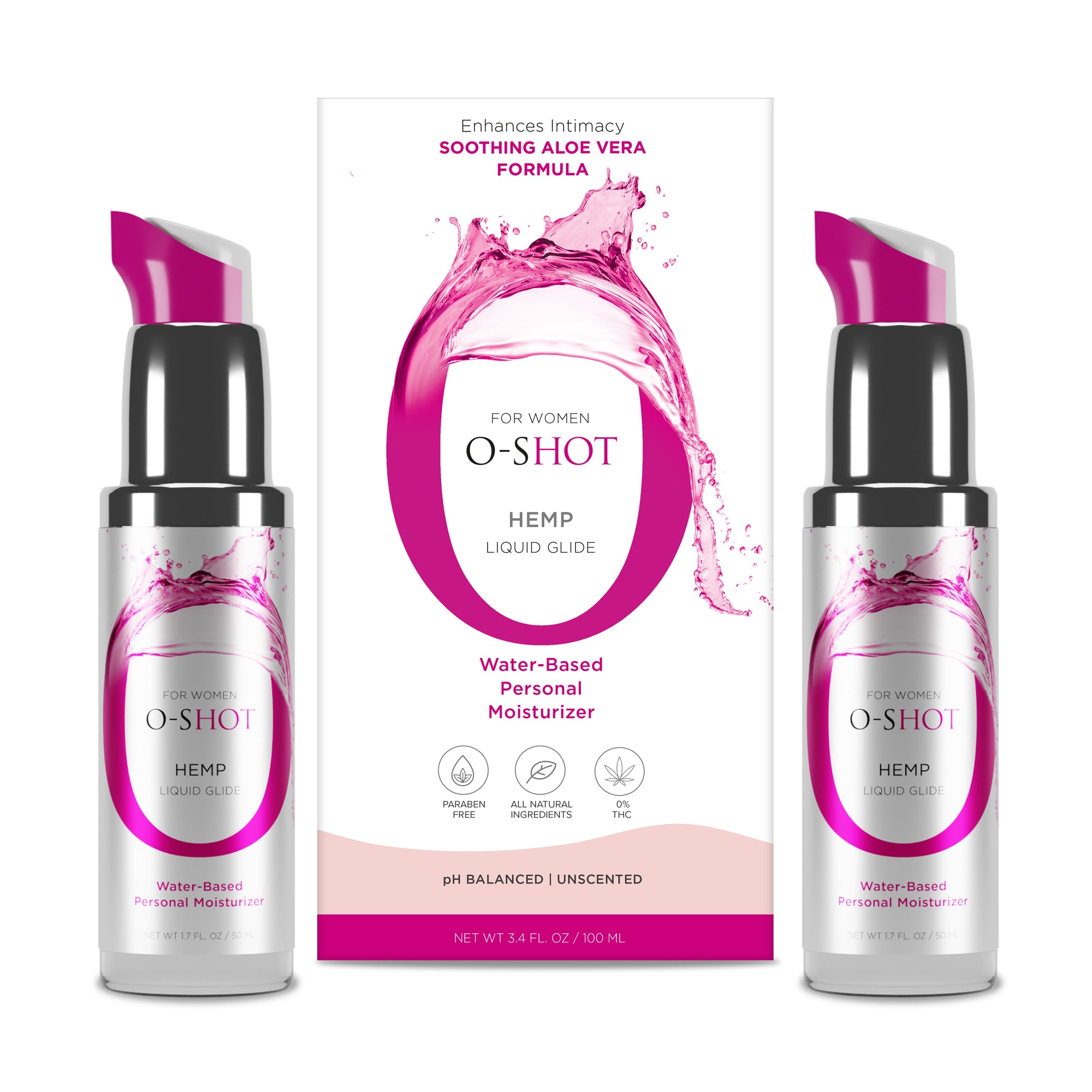 O-Shot® Natural Water-Based Personal Lubricant for Women - Omax Health