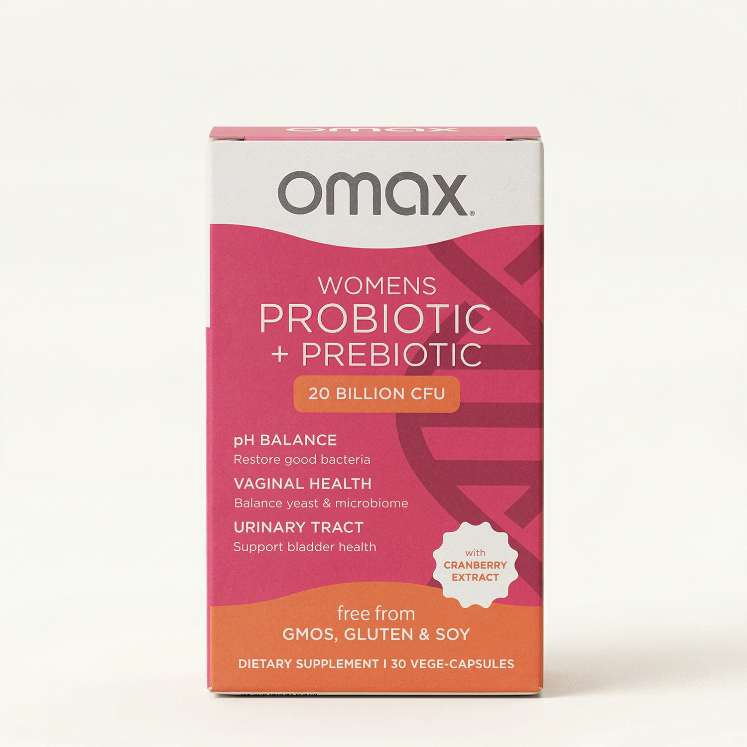 OMAX® Triple Action Womens Probiotic | with Cranberry Extract - Omax Health
