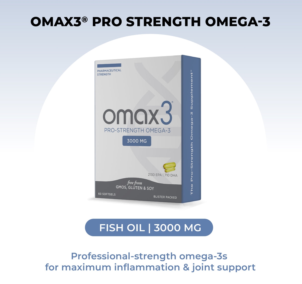 OMAX3® Ultra-Pure Professional Strength Omega 3 Supplement I