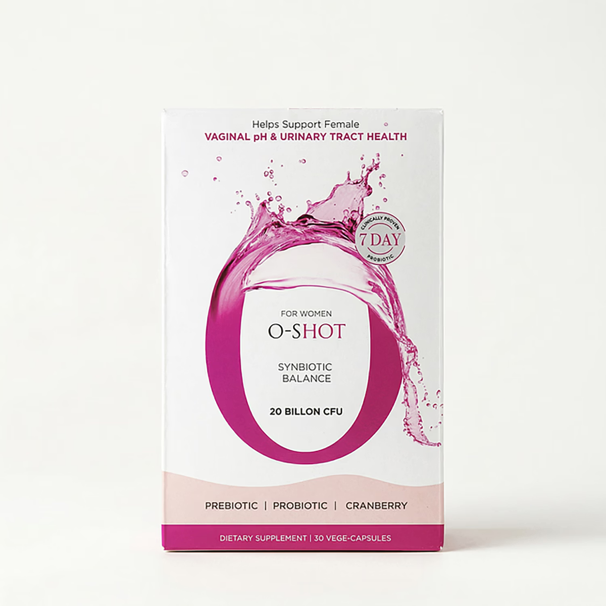 O-Shot® Women's Probiotic Prebiotic | with Cranberry Extract