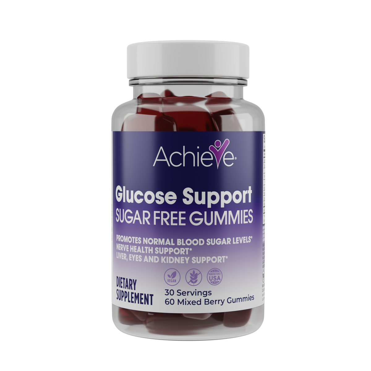 Achieve Glucose Support Sugar Free Gummies