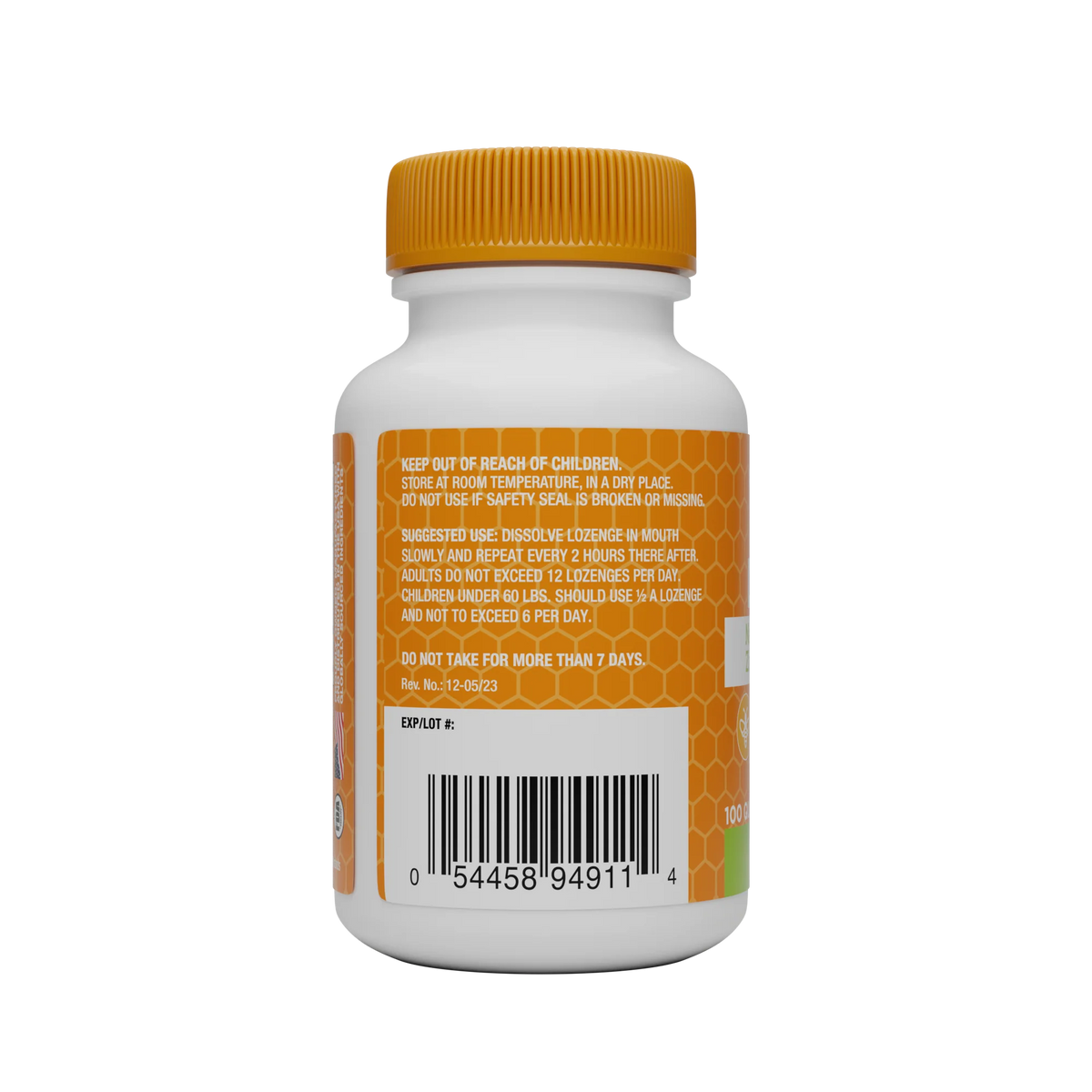 Basic Health Brands® Zinc Lozenges, Orange