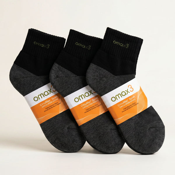 Omax® CircuMax Sport Socks 3 Pack - Omax Health