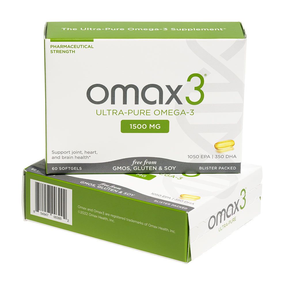 2 Boxes | Omax3® Ultra Pure Fish Oil - Omax Health